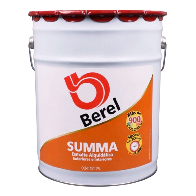 PINTURA BEREL VINIL ACRÍLICA BLANCO 19 L